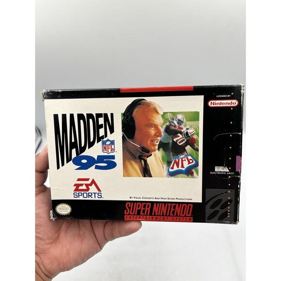 Madden NFL 95 Super Nintendo Entertainment System SNES 1994 Complete Playbooks - Picture 16 of 16
